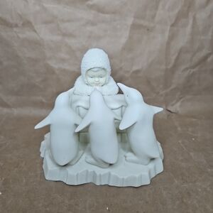 Vintage 1995 Department 56 Snowbabies " What Shall We Do Today" Figurine No Box